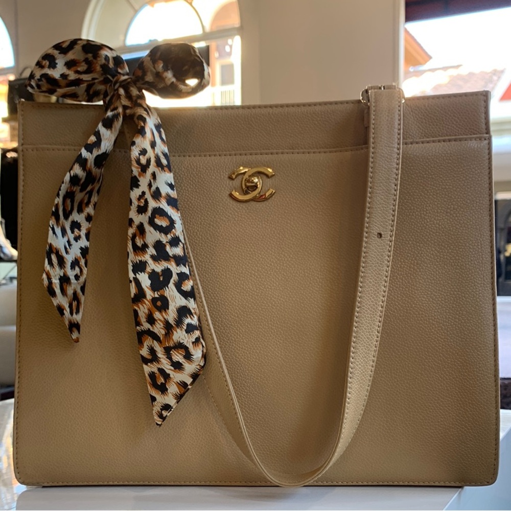 Chanel *RARE* Beige Cavier Tote - Picture 7 of 7
